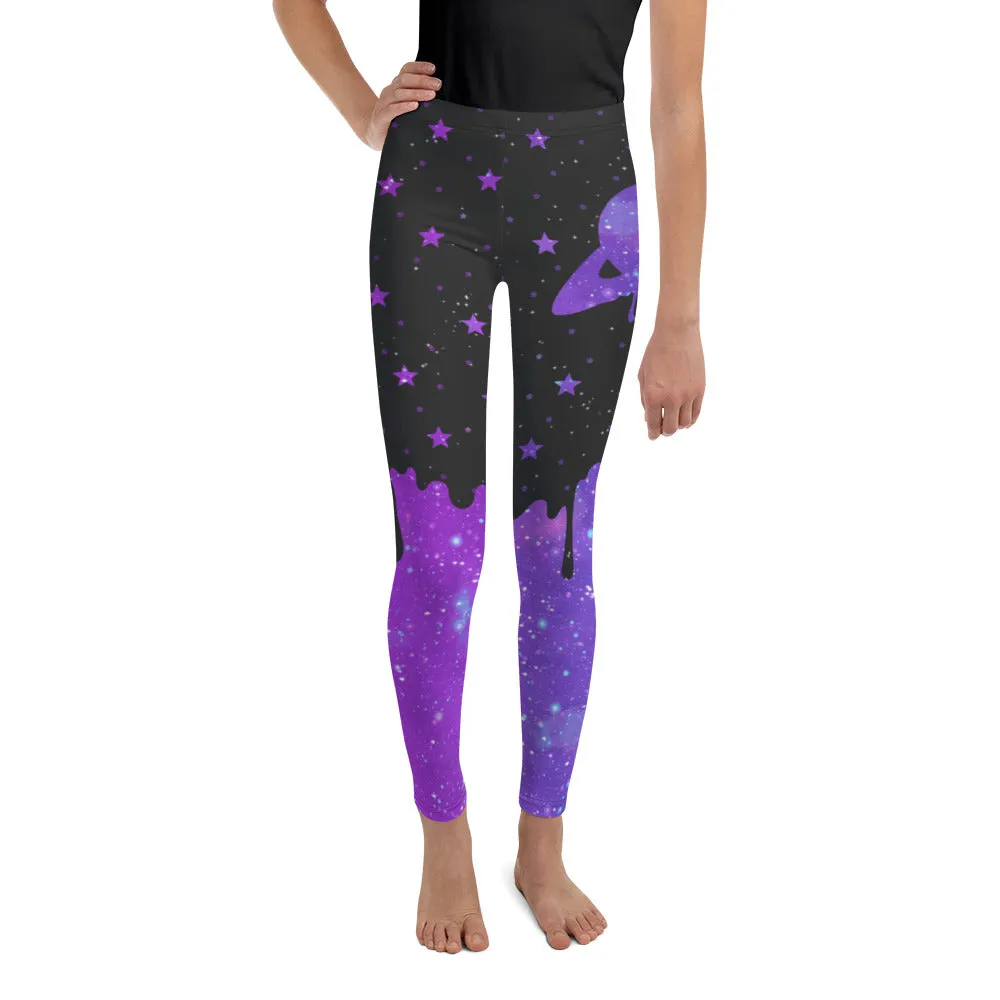 Melting Galaxy Youth Leggings