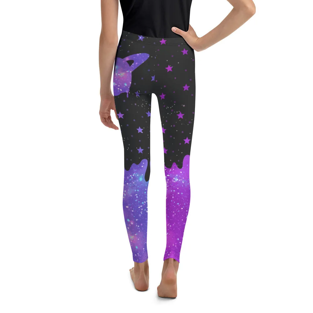 Melting Galaxy Youth Leggings