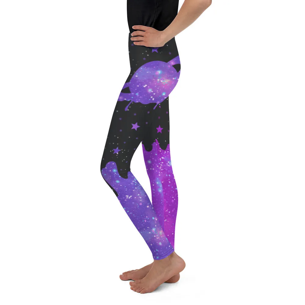 Melting Galaxy Youth Leggings