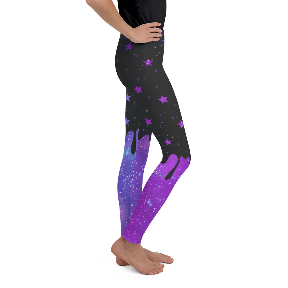 Melting Galaxy Youth Leggings