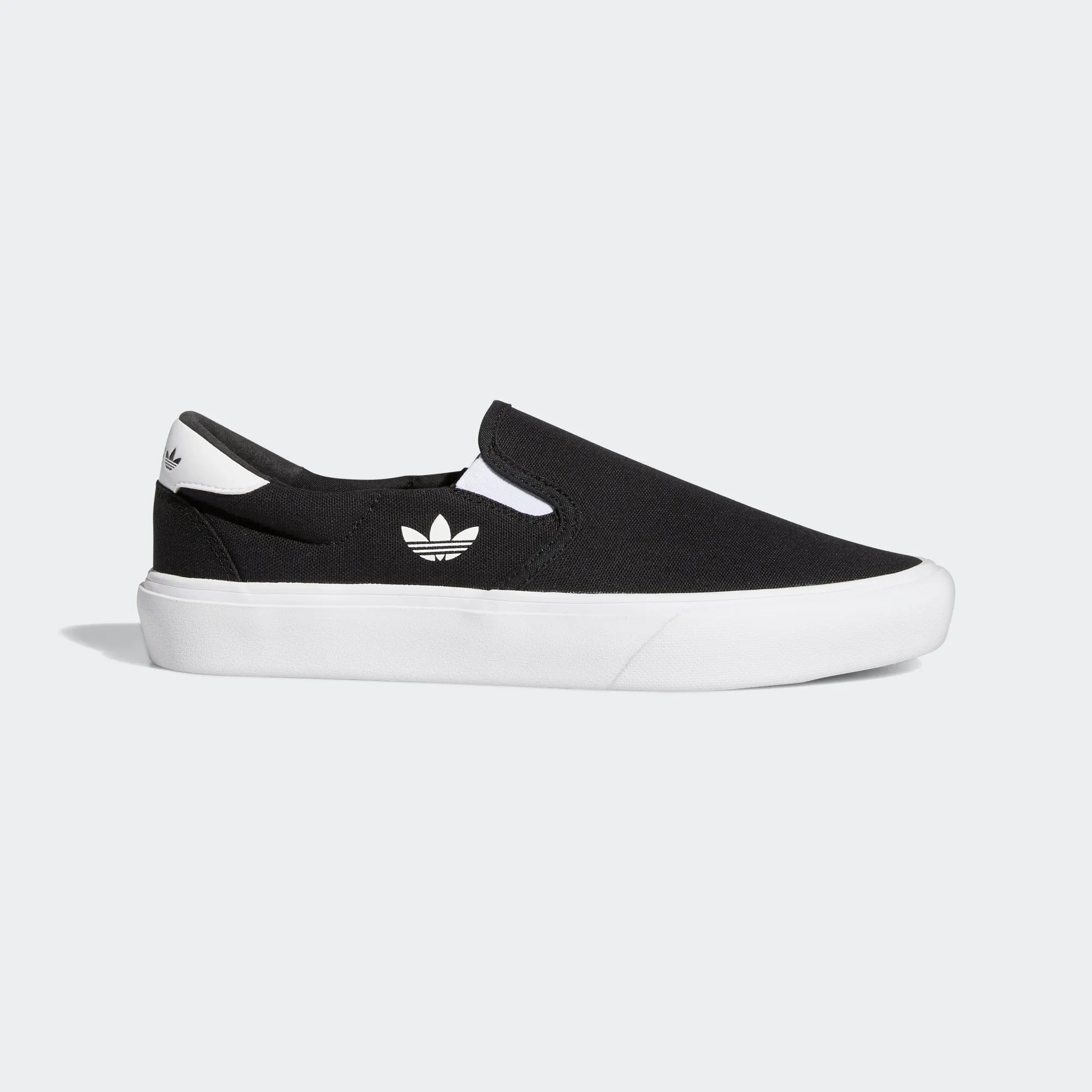 Men's adidas Originals Court Rallye Slip Shoes Black White