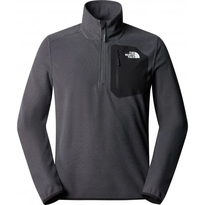 Mens Experit 1/4 Zip Grid Fleece