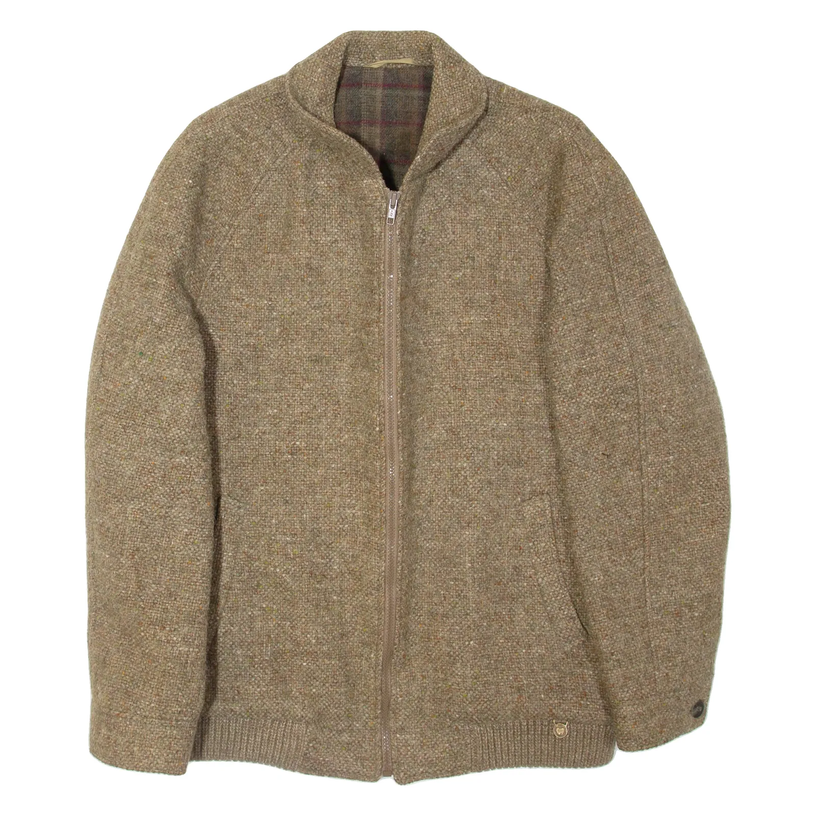 Mens Jacket Green Wool M