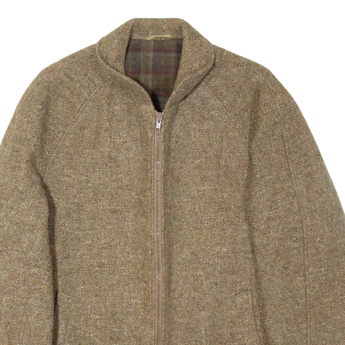 Mens Jacket Green Wool M