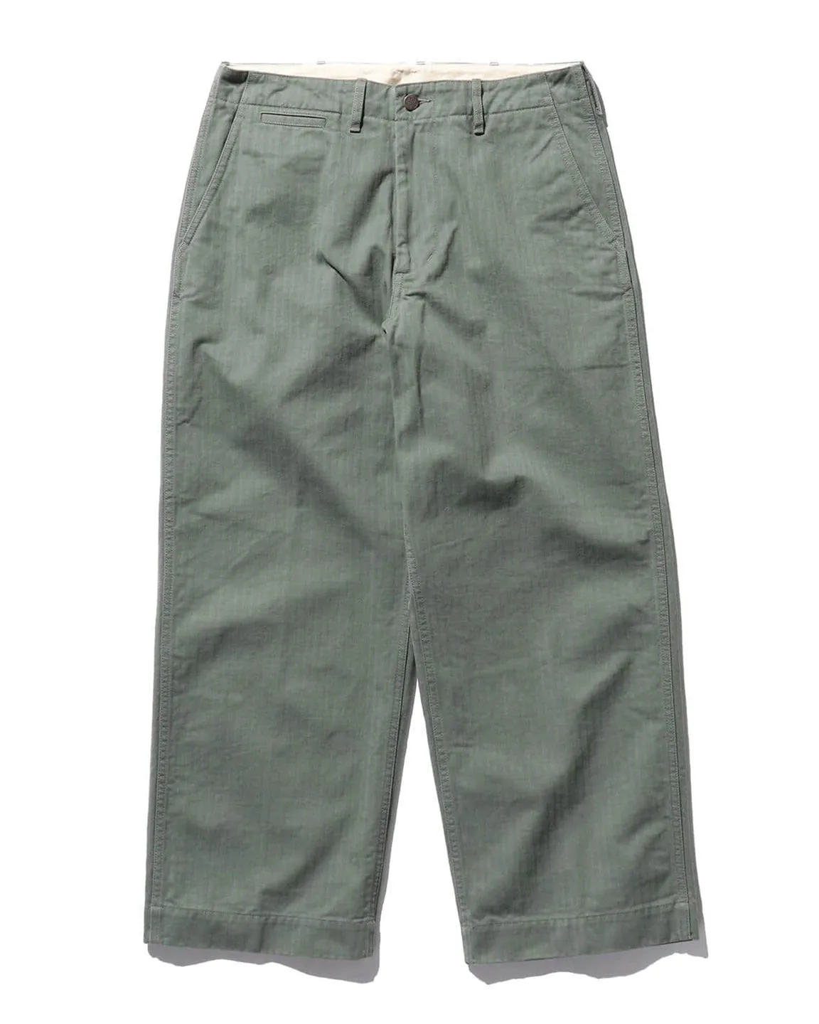 Military Herringbone Trousers