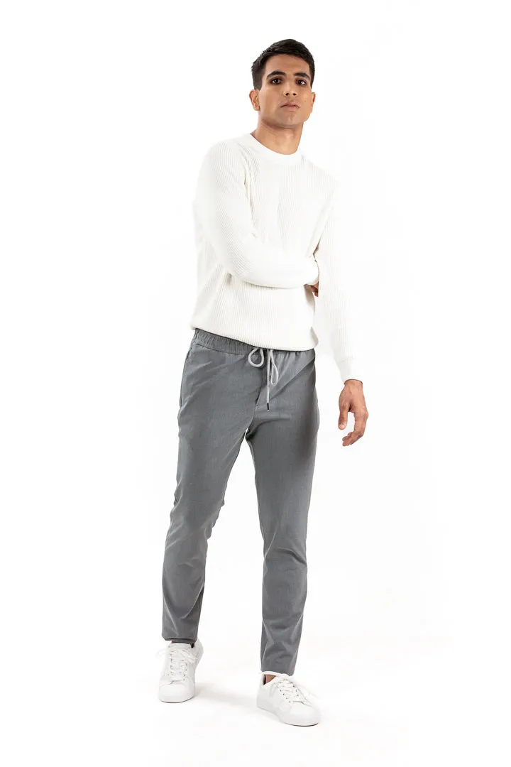 Mineral Grey Stretch Joggers