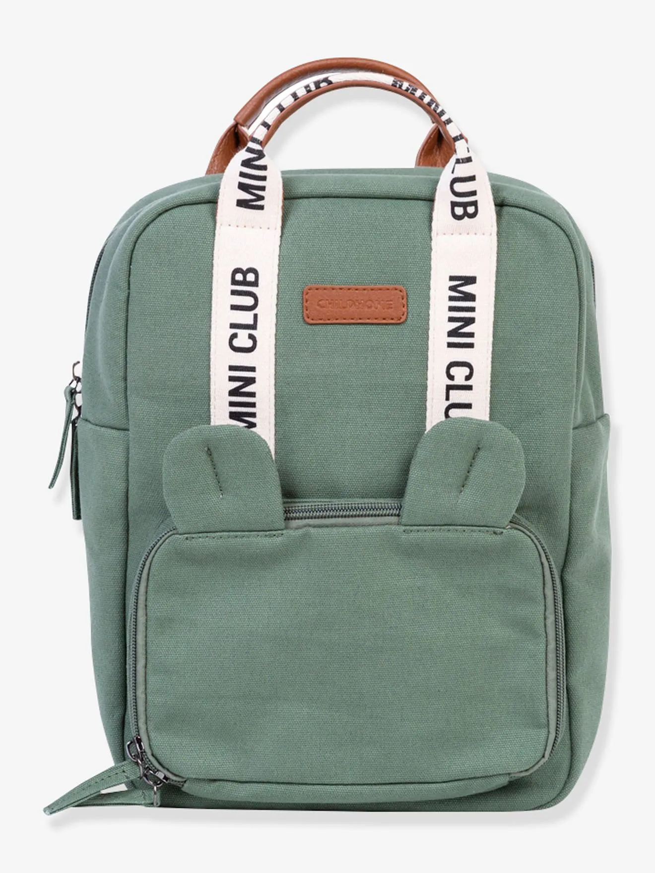 Mini Club Backpack in Canvas, by CHILDHOME - white