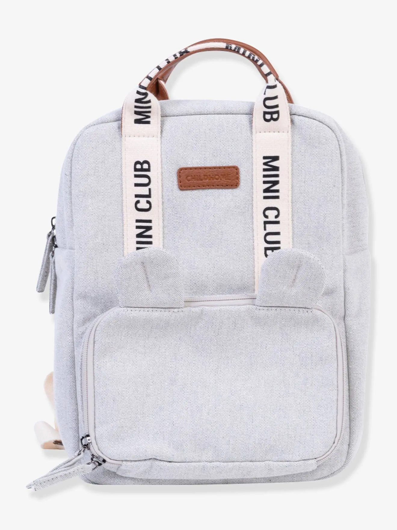 Mini Club Backpack in Canvas, by CHILDHOME - white