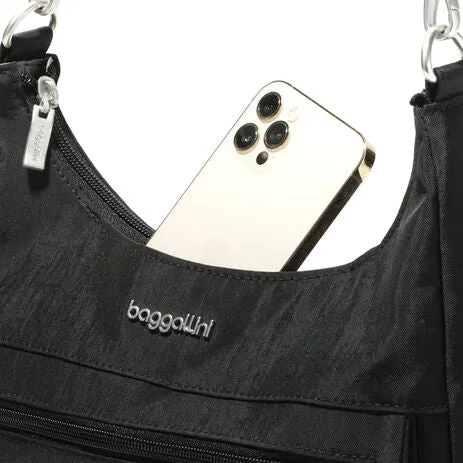 Modern Pocket Half Moon Bag