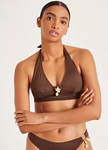 Monsoon Eden Halter Bikini Top | Grattan