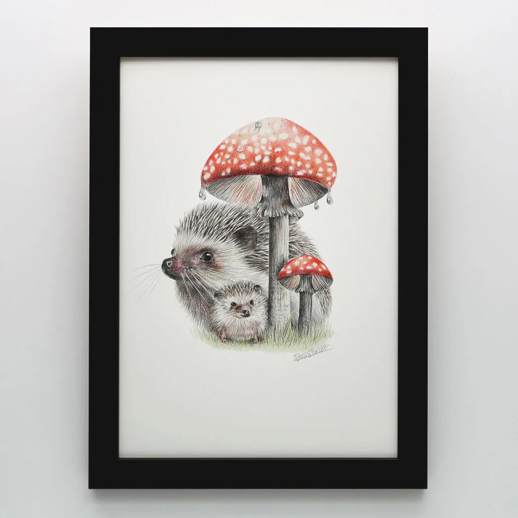 Mushroom Umbrella Print