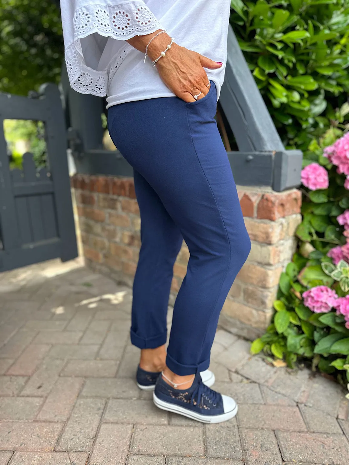 Navy Basic Reema Joggers 2