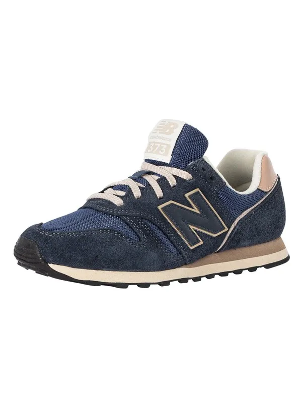 New Balance 373 Suede Trainers - Blue