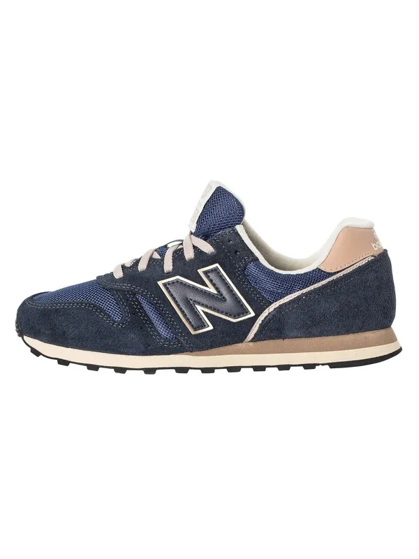 New Balance 373 Suede Trainers - Blue