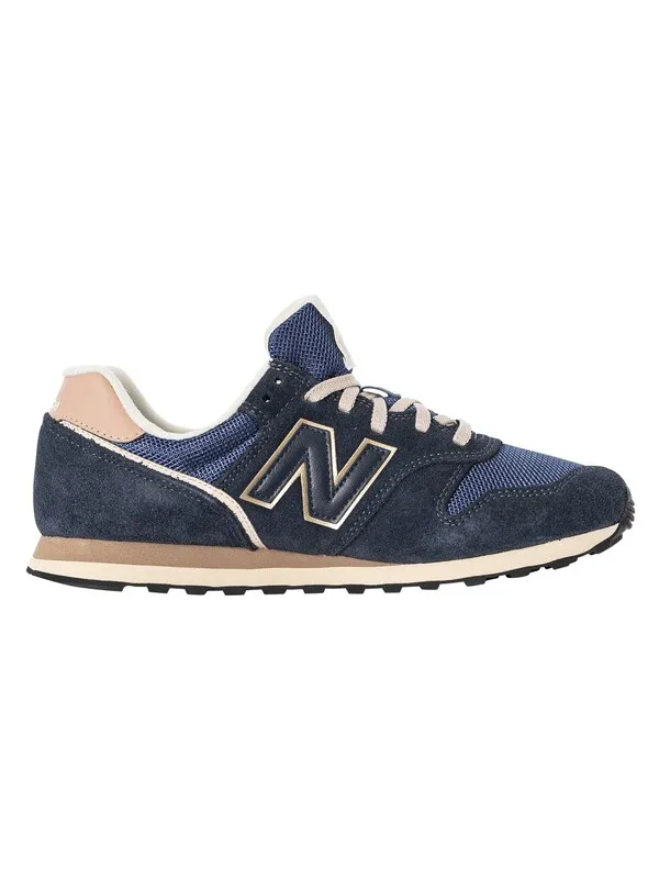 New Balance 373 Suede Trainers - Blue