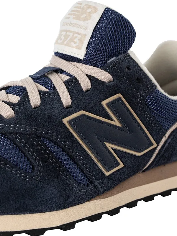 New Balance 373 Suede Trainers - Blue