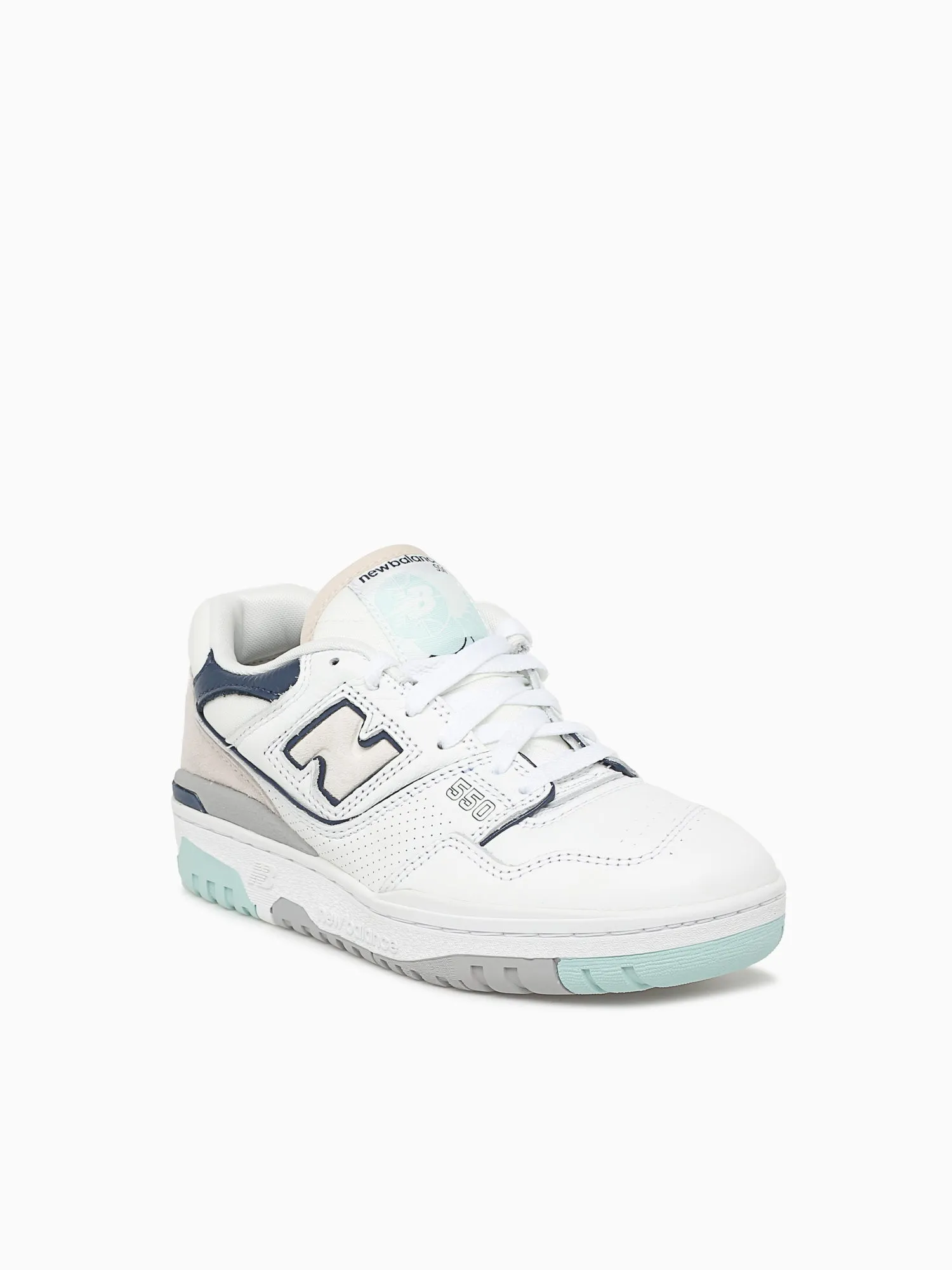 New Balance 550 White Mint leather