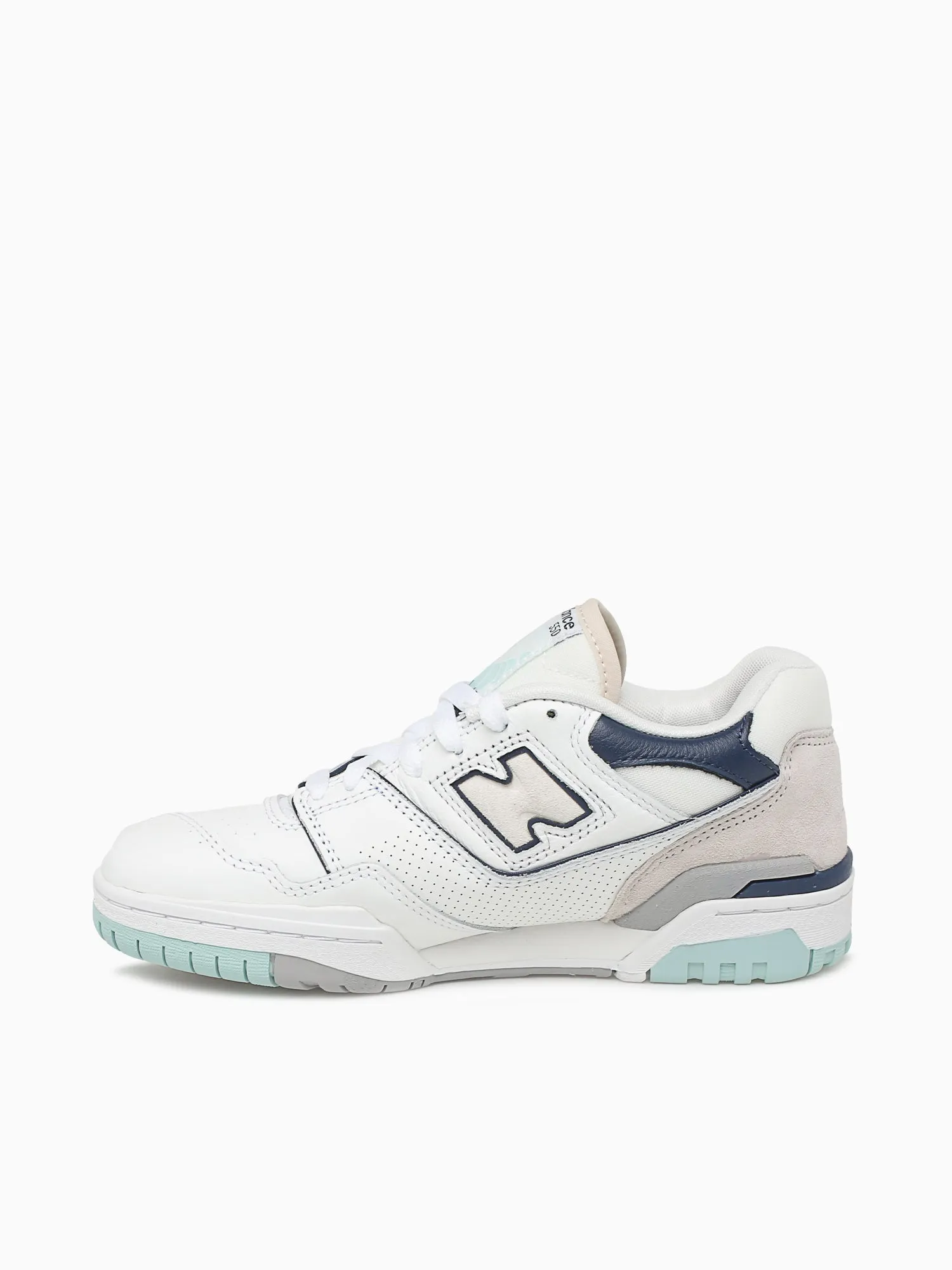 New Balance 550 White Mint leather