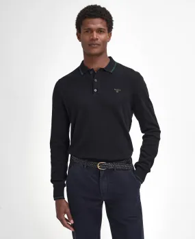  Nocton Knitted Long-Sleeved Polo Shirt     