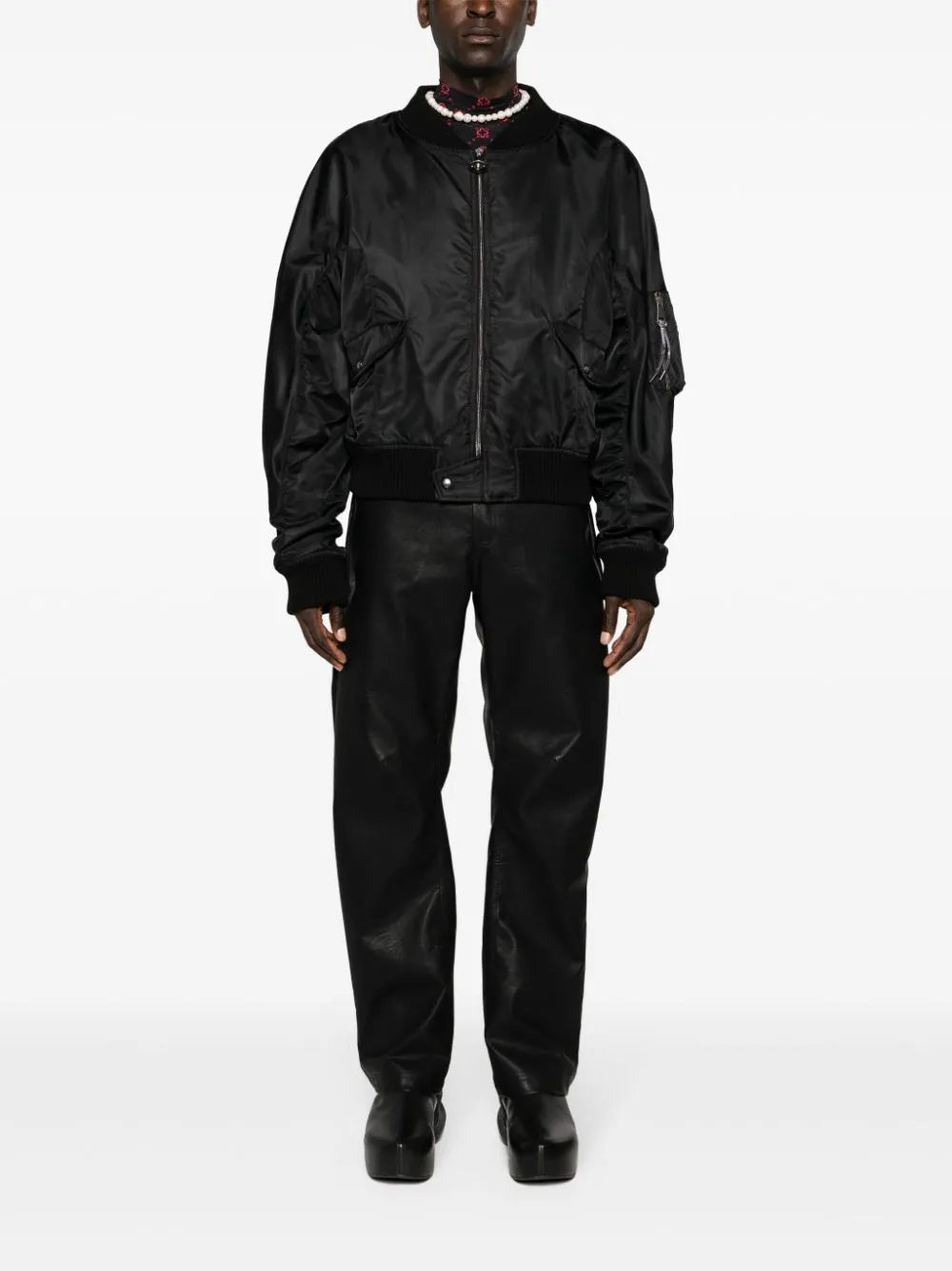 NYLON BOMBER JACKET