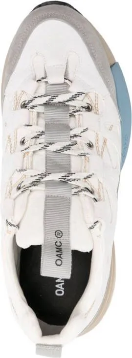 OAMC low-top colour-block sneakers White