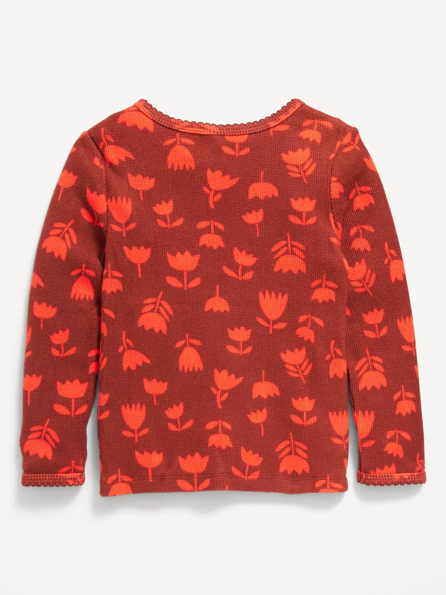 Old Navy Long-Sleeve Thermal-Knit T-Shirt for Toddler Girls