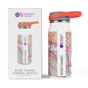 Ordnance Survey River Thames Thermal Bottle | Ultimate Outdoors