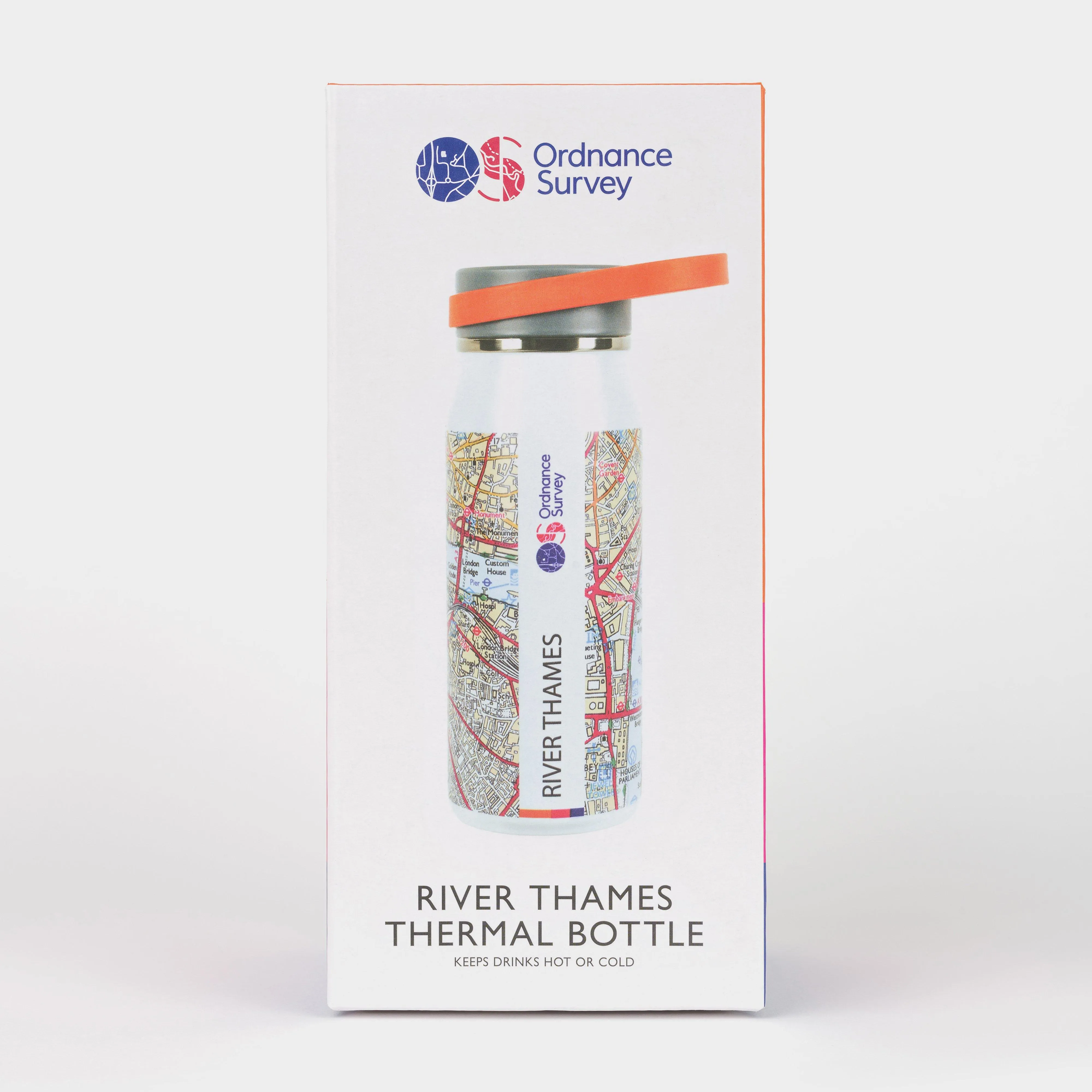 Ordnance Survey River Thames Thermal Bottle | Ultimate Outdoors