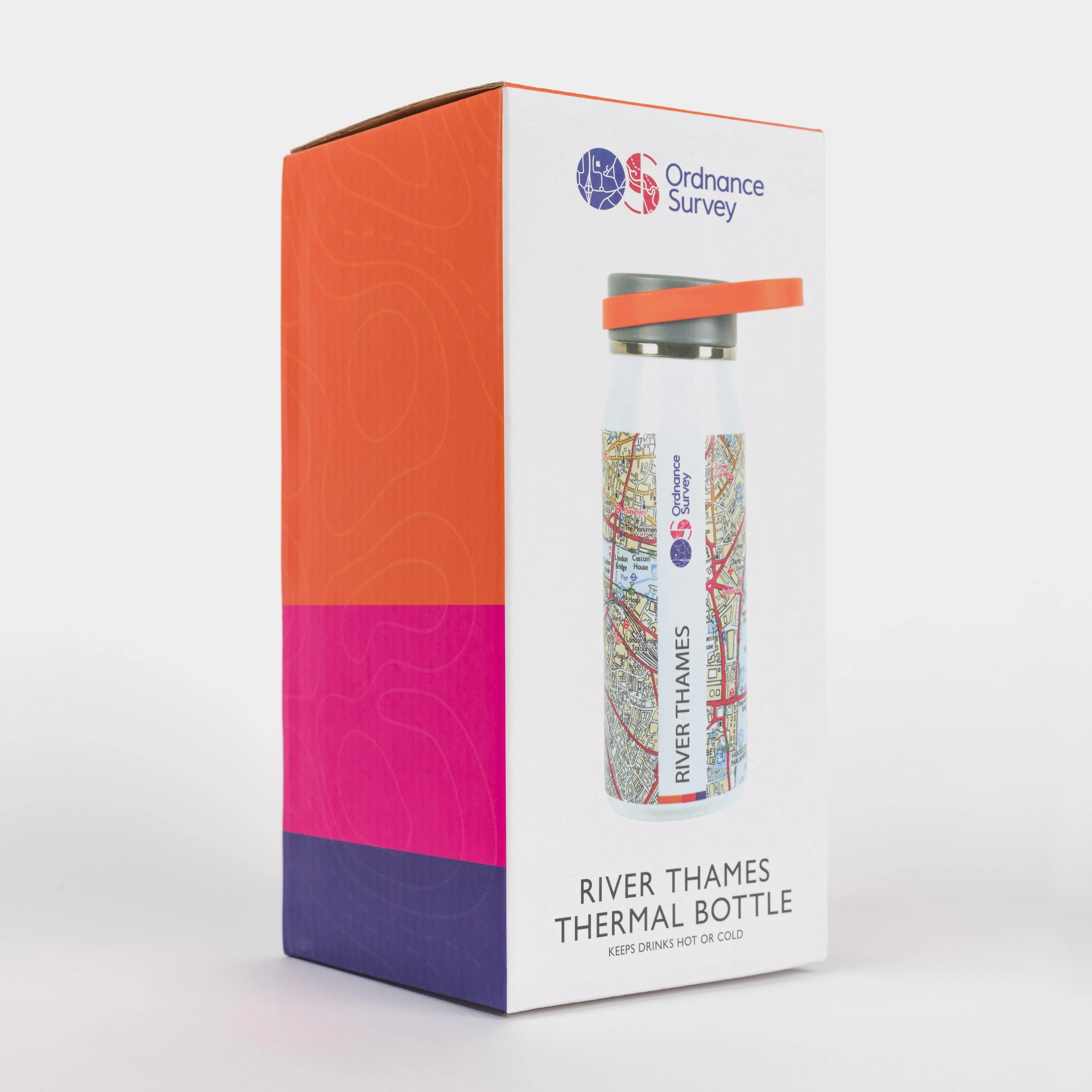 Ordnance Survey River Thames Thermal Bottle | Ultimate Outdoors