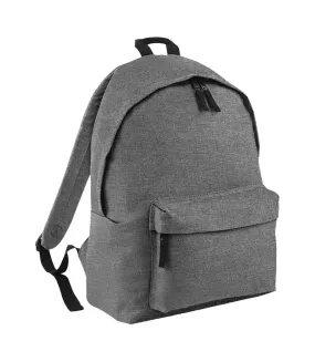 Original plain backpack one size grey marl Bagbase