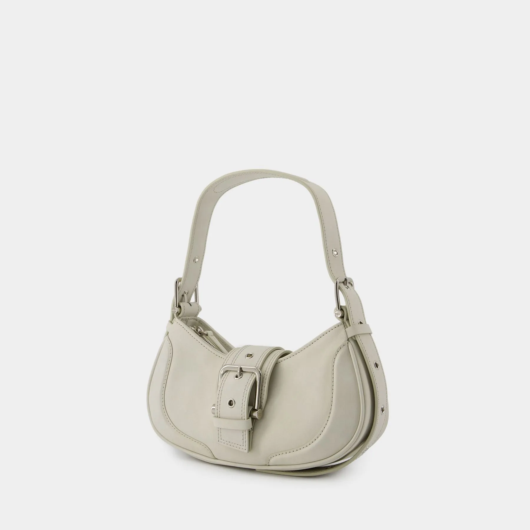 Osoi  Hobo Brocle Shoulder Bag - Osoi - Leather - Cream