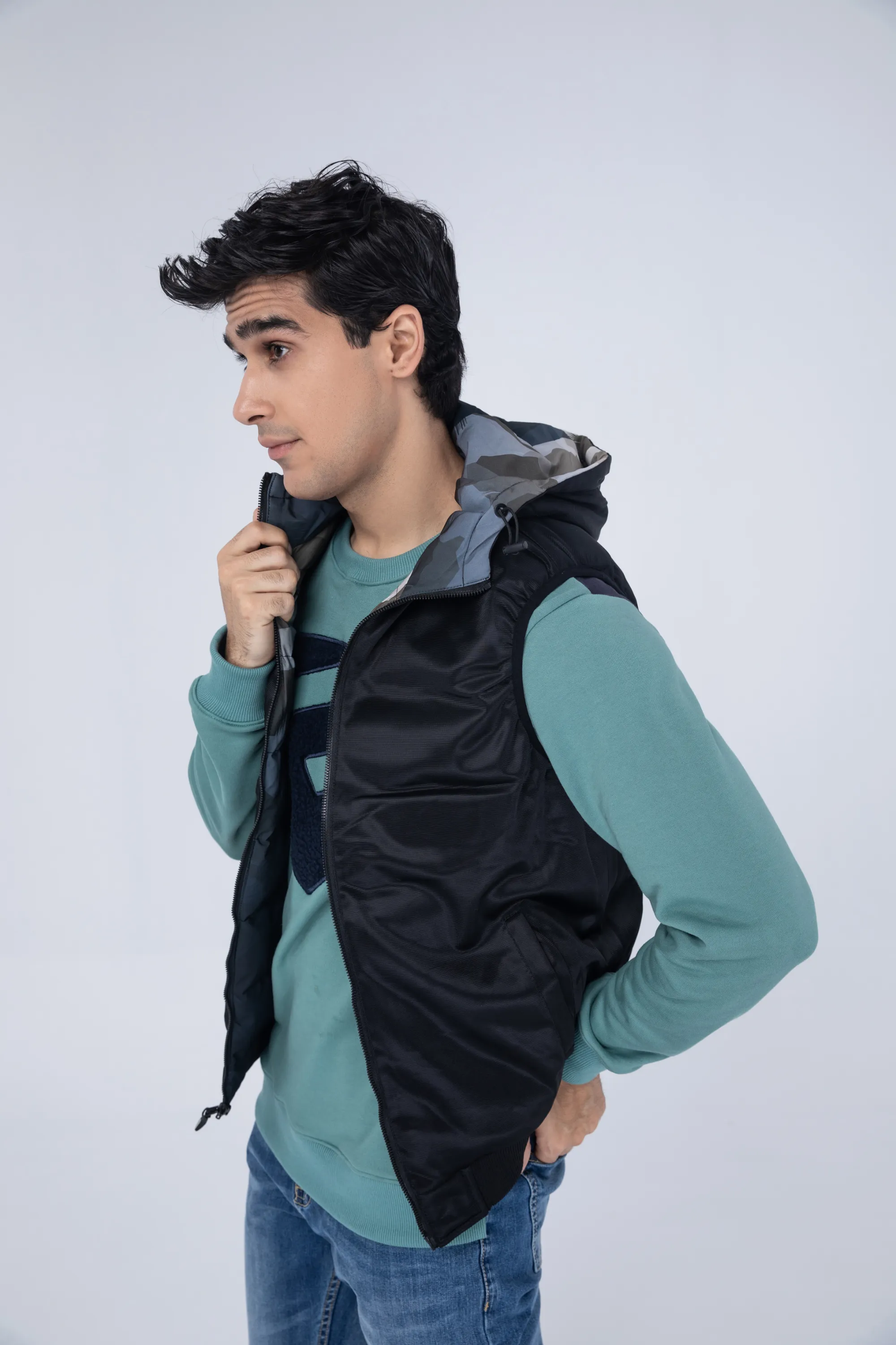 Parachute Sleeveless Jacket