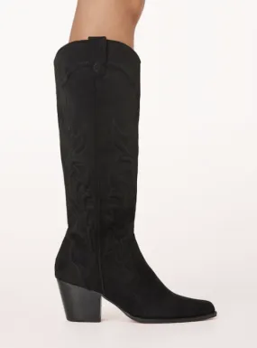 Parkin Boot - Black Suede