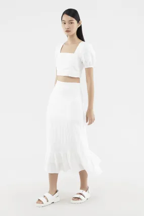 Peppy Frill-hem Skirt