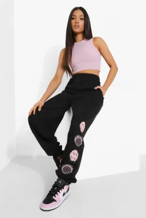 Petite Print Joggers