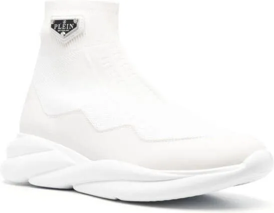 Philipp Plein Skywalker runner sock-sneakers White