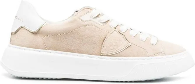 Philippe Model Paris Temple low-top sneakers Neutrals