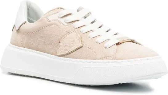 Philippe Model Paris Temple low-top sneakers Neutrals