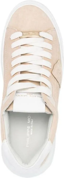 Philippe Model Paris Temple low-top sneakers Neutrals