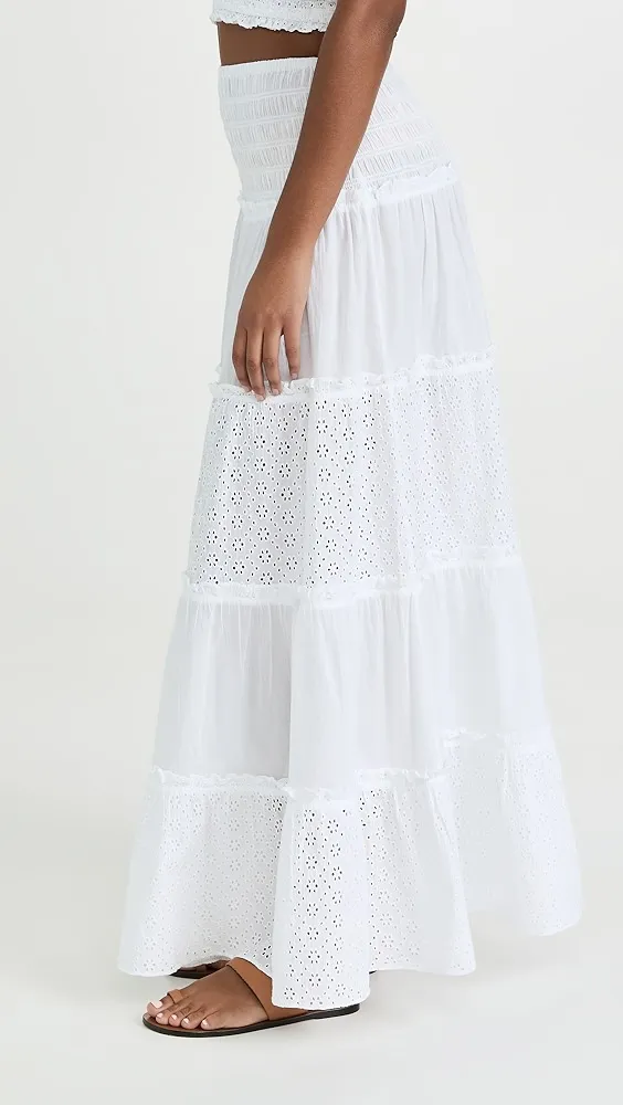 Playa Lucila   Smocked Skirt 