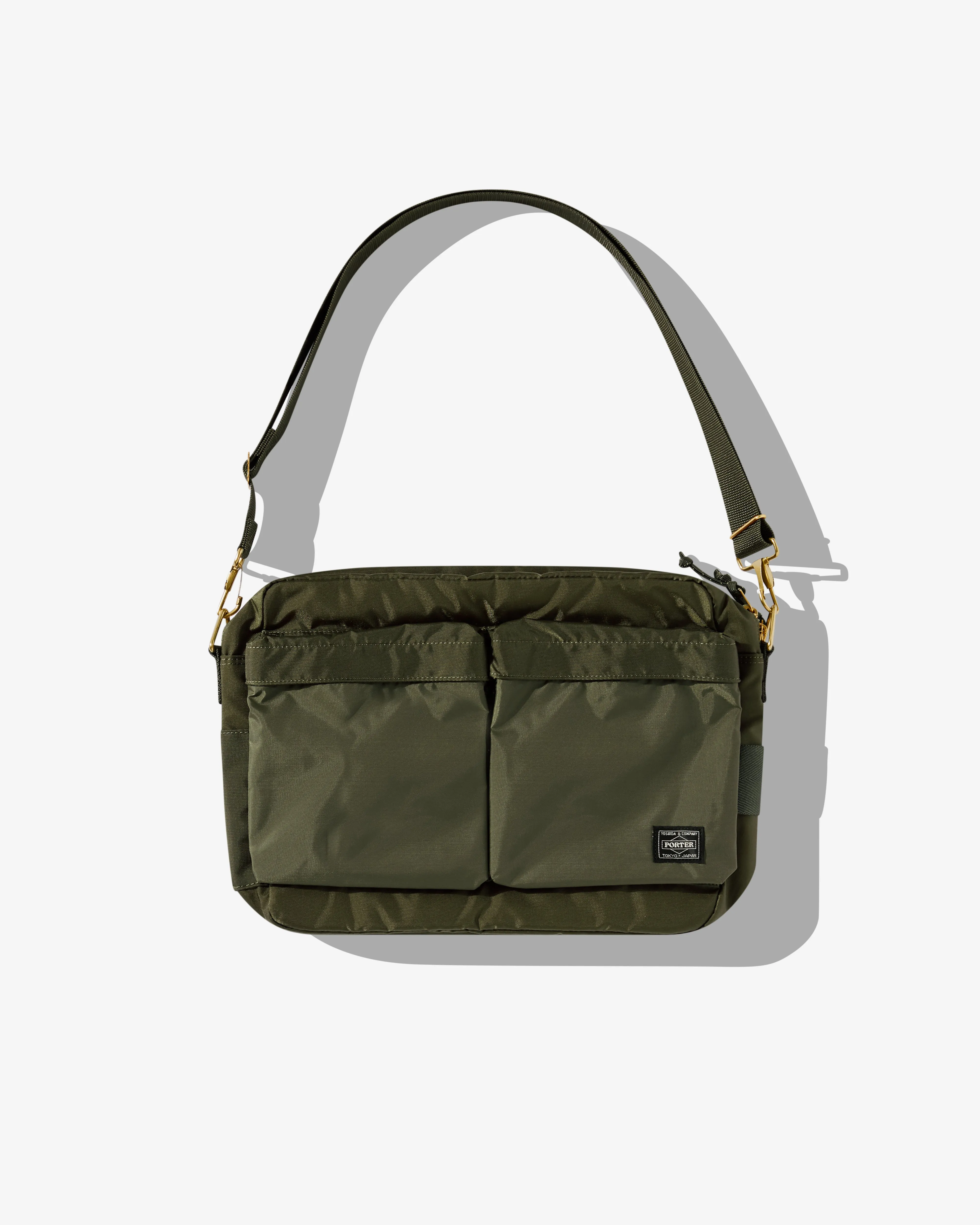 Porter-Yoshida & Co. Force Shoulder Bag  Olive