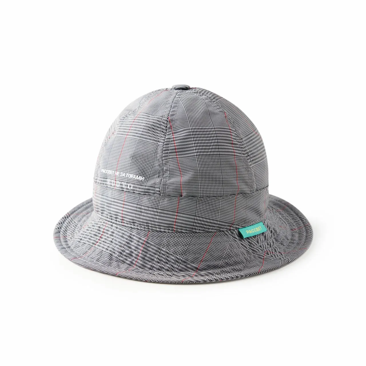 rassvet nylon bucket hat (grey check)