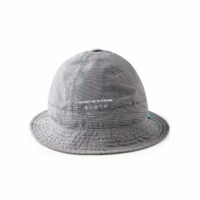 rassvet nylon bucket hat (grey check)