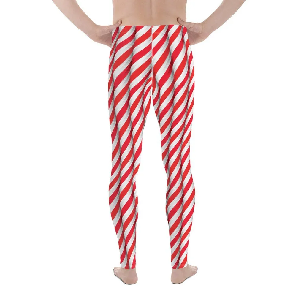 Real Candy Cane Men's Leggings