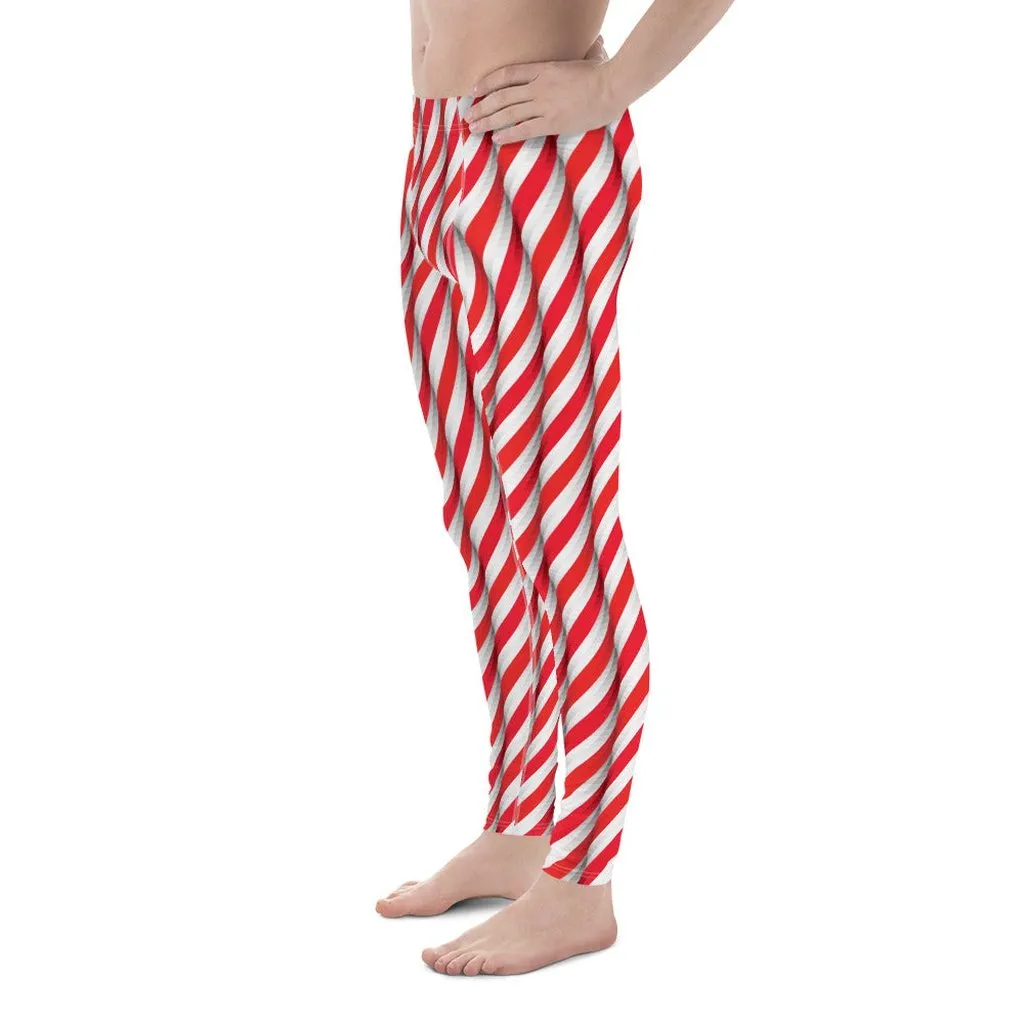 Real Candy Cane Men's Leggings