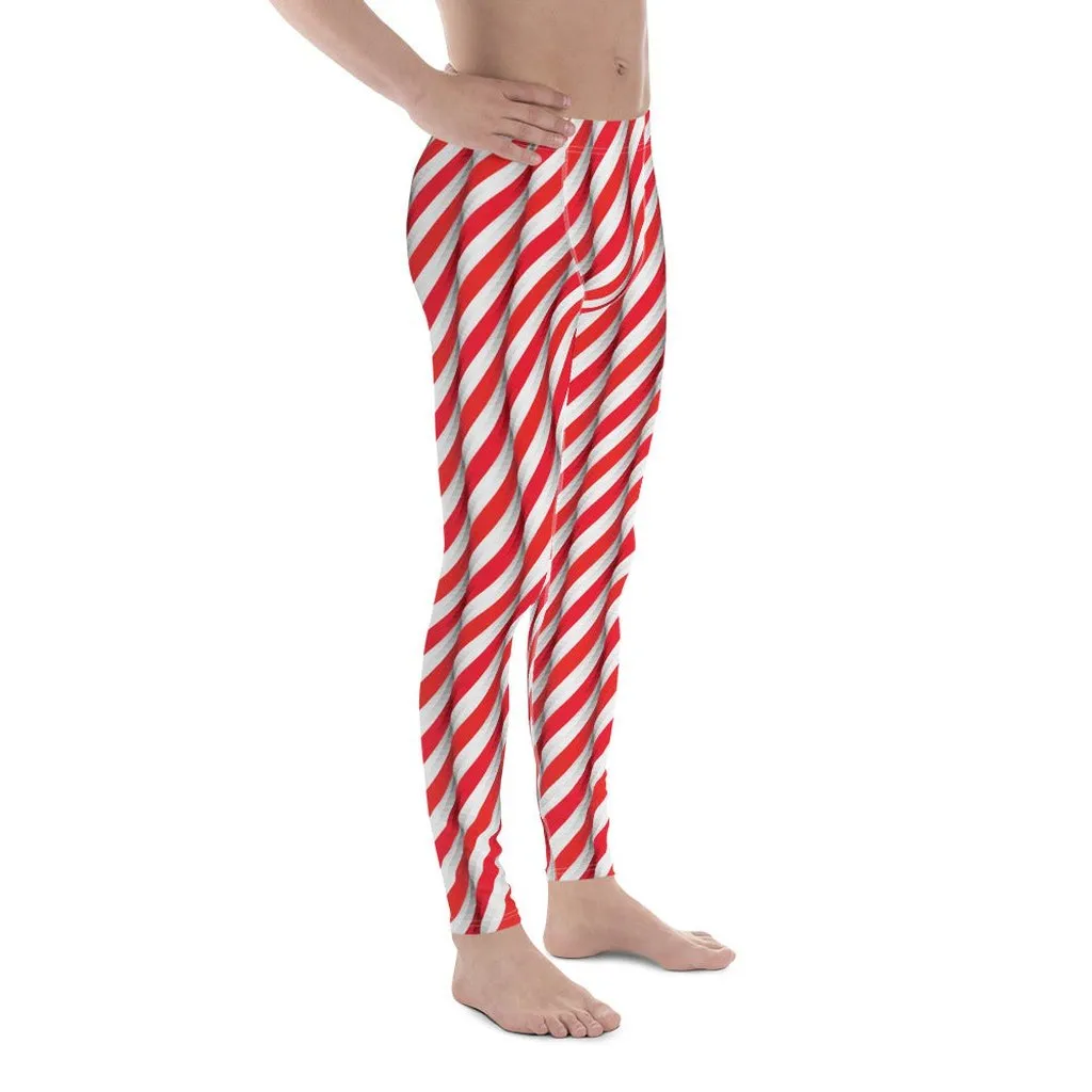 Real Candy Cane Men's Leggings