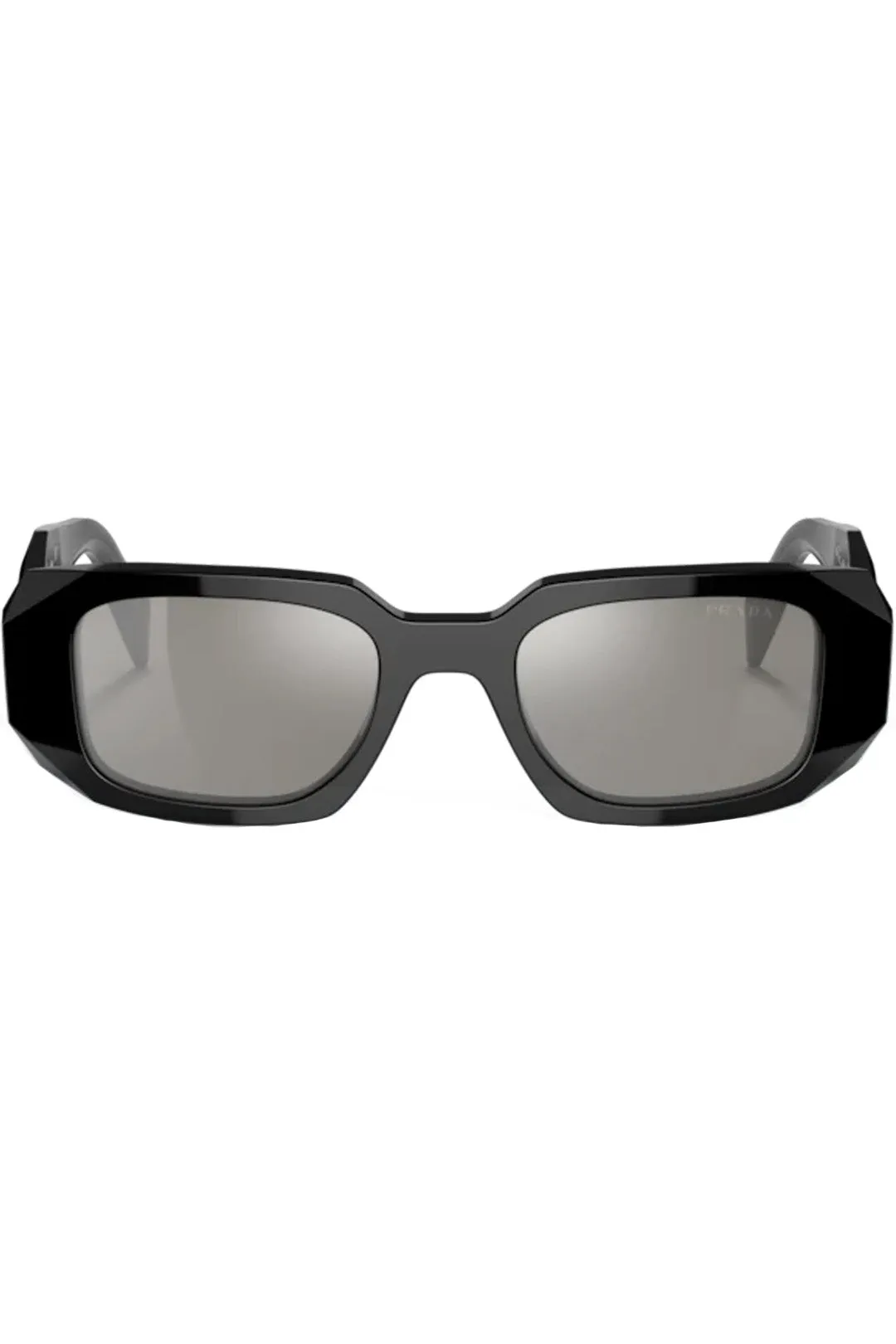 Rectangular Geometric-Temple Sunglasses