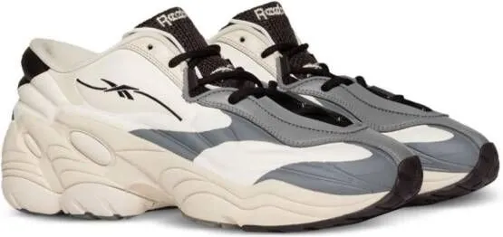 Reebok LTD DMX Run 6 logo-embroidered sneakers Grey