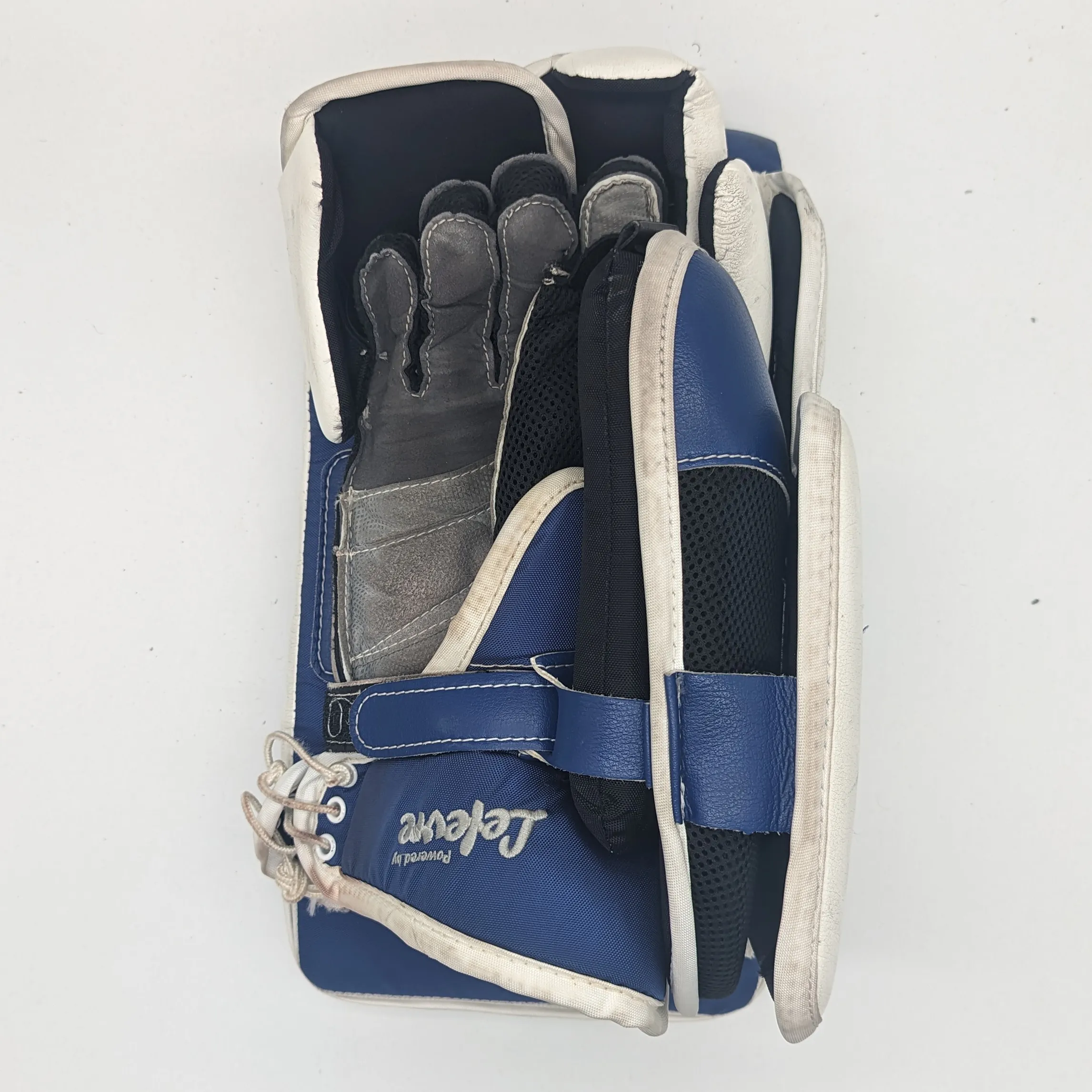 Reebok XLT- Used Pro Stock Goalie Set (White/Blue)