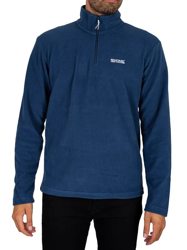 Regatta Thompson Fleece Zip Sweatshirt - Admiral Blue